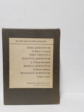 Medieval Architecture by Howard Saalman - Black Book with Gold Text** Used**